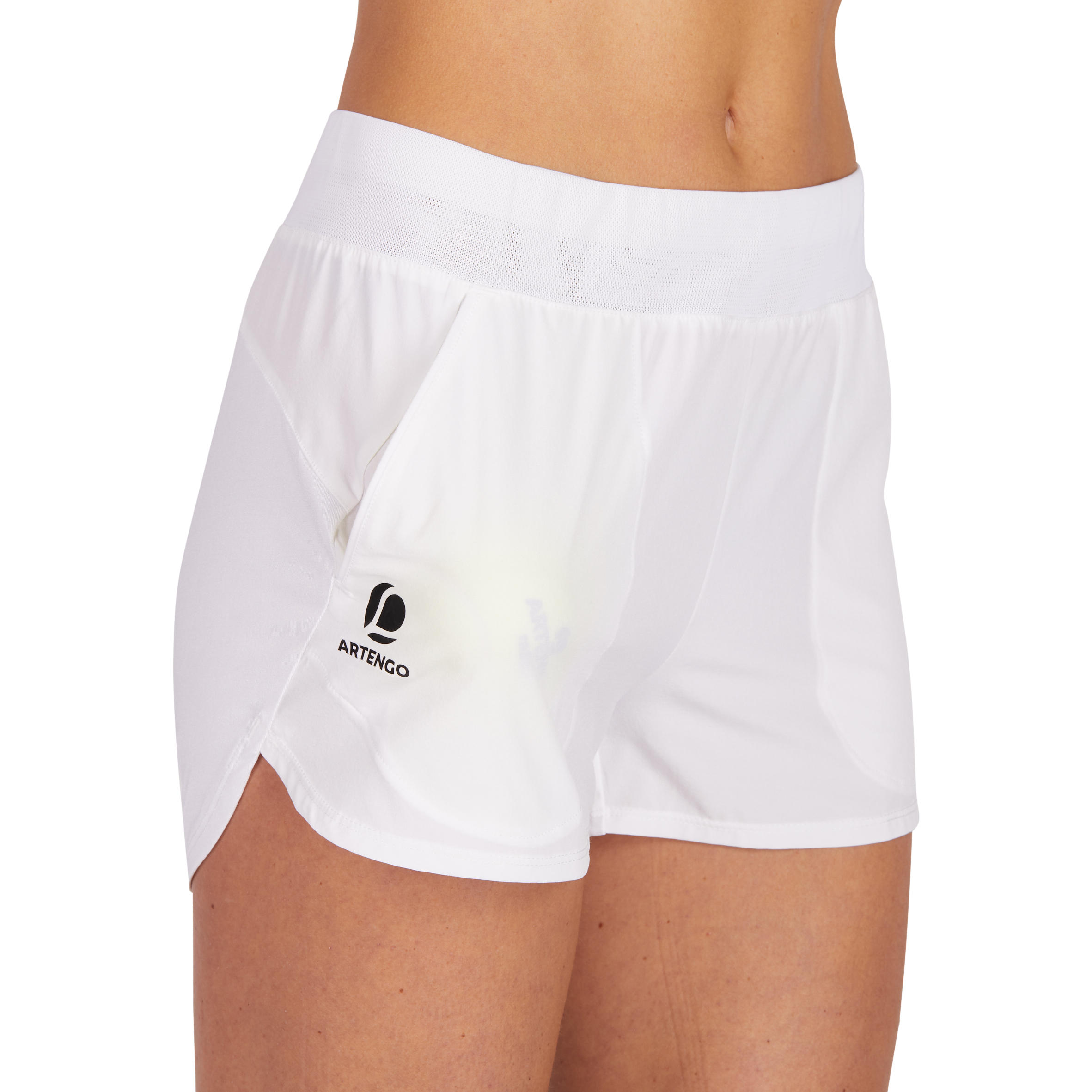 SH Soft 500 Women's Tennis Shorts - White 11/13