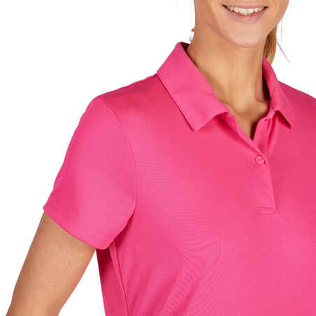 Essential 100 Women's Tennis Polo - Pink