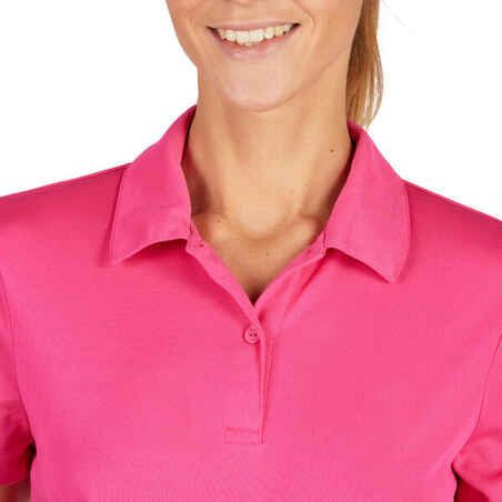 Essential 100 Women's Tennis Polo - Pink