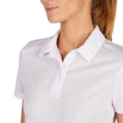 Γυναικείο μπλουζάκι πόλο για tennis 100 - Λευκό