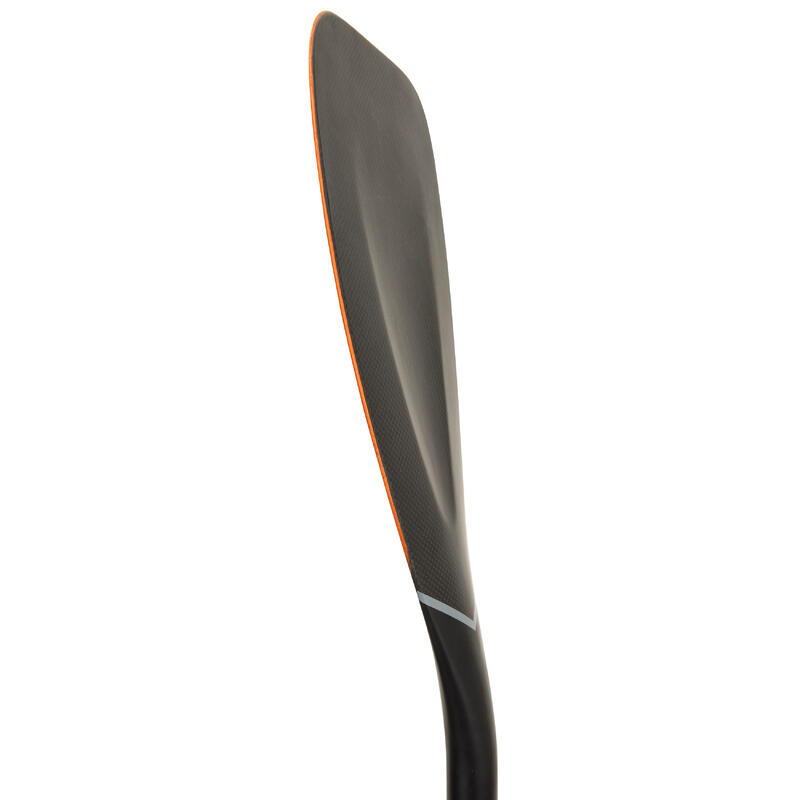 可調式碳纖維立式划槳槳片900 170-210 cm－黑色