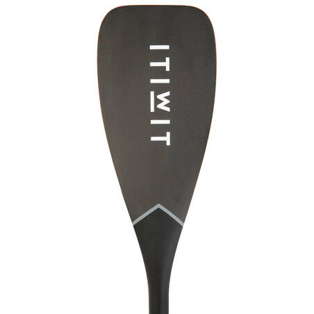 900 Adjustable Carbon Stand-Up Paddle Paddle 170-210 cm - Hitam