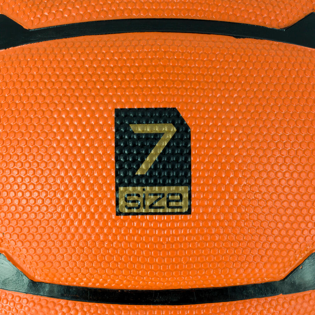 Basketball B300 Herren Größe 7 orange für Einsteiger ab 13 Jahren