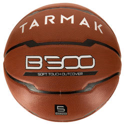 B500 Size 5 Kids' Basketball - Brown