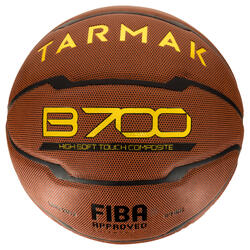 B700 Size 7 Basketball - Brown. FIBA approved. From age 12.