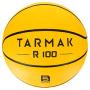 R100 Kids'/Adult Size 5/7 Beginner Basketball - Yellow