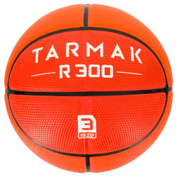 Ballon de basket enfant R300 taille 3 orange. Pour le baby-basket jusqu'à 6 ans