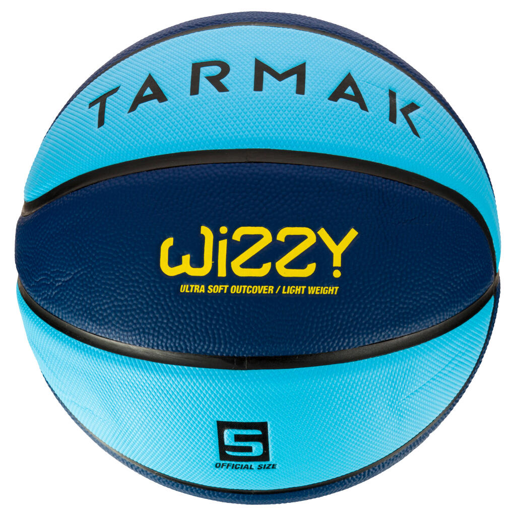 Wizzy Kids' Size 5 Basketball - BlueLighter. 