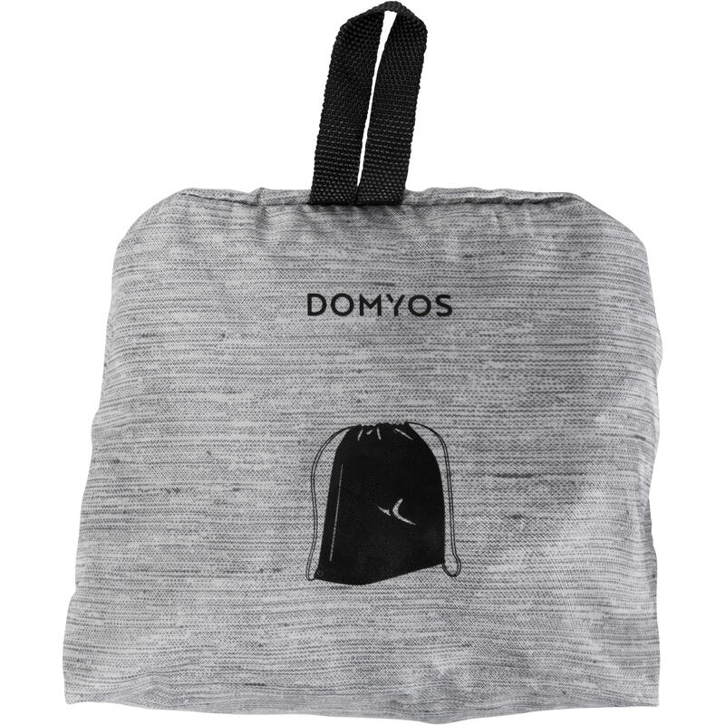 Sac chaussure fitness pliable gris et noir