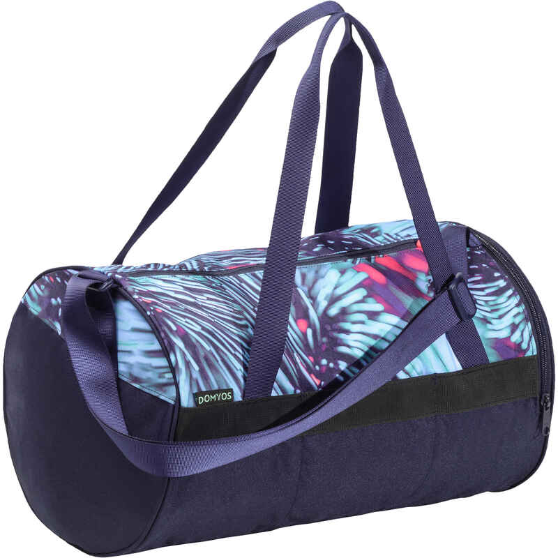 20L Fitness Bag - Pink/Blue/Green Print