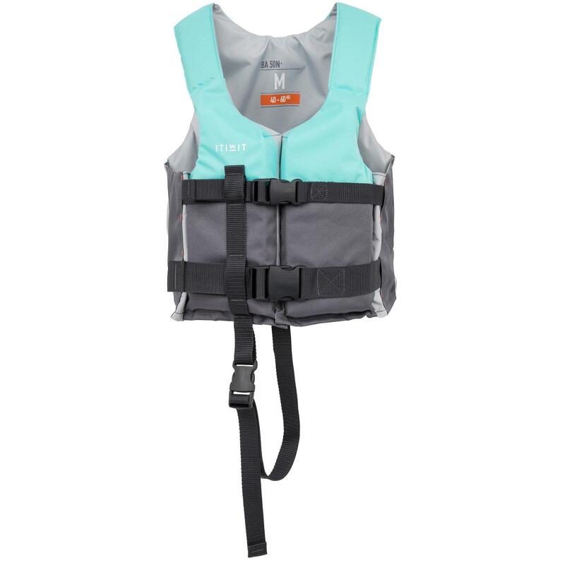 Gilet aide à la flottaison 50N+ bleu kayak stand up paddle dériveur