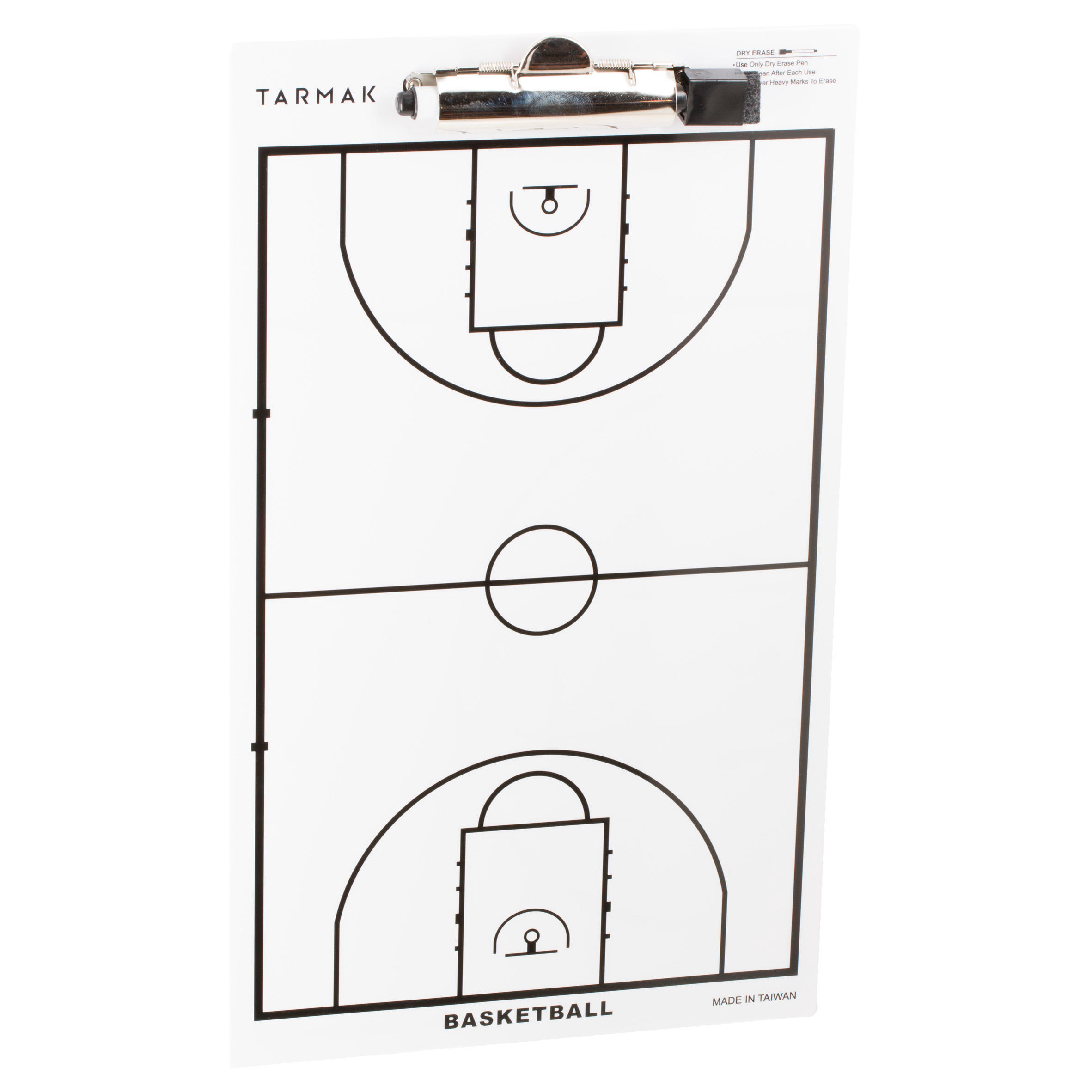 Tarmak Basketball Coach Whiteboard with Erasable Marker 3/8