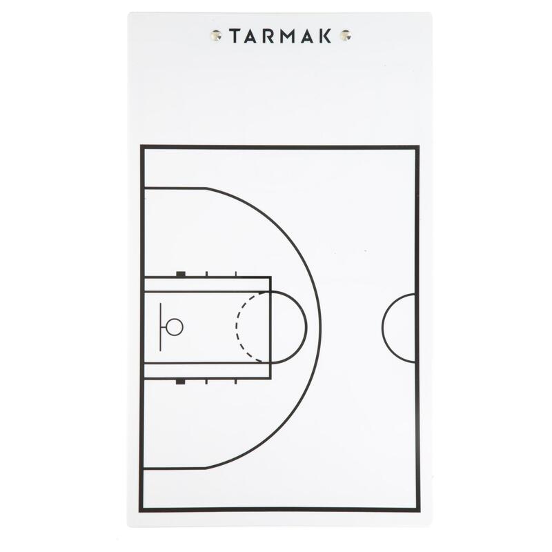 Trainingsbordje Tarmak voor basketbal met uitwisbare stift.