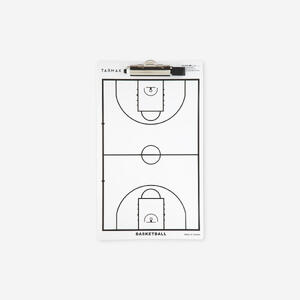 Pizarra de entrenador de baloncesto Tarmak con rotulador borrable
