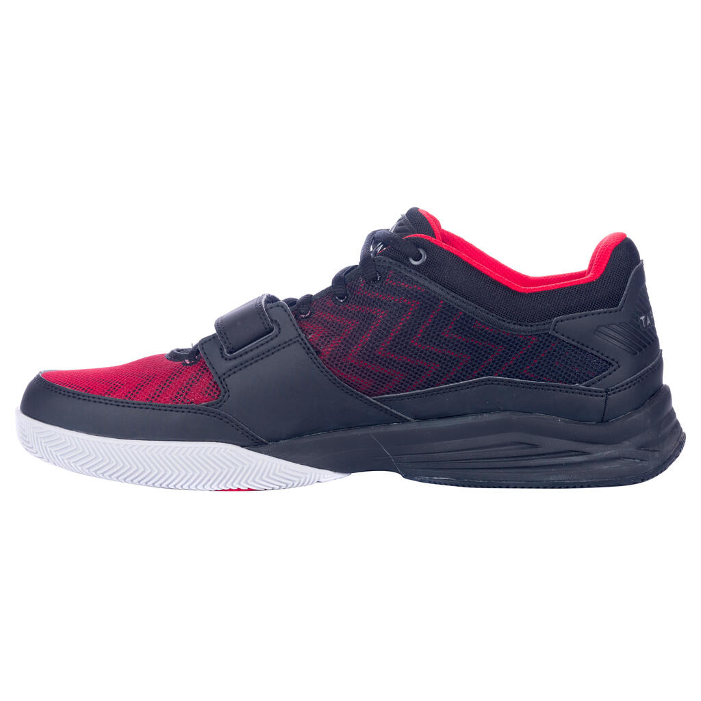 Basketballschuhe Fast 500 kurzer Schaft Erwachsene Fortgeschrittene schwarz/rot