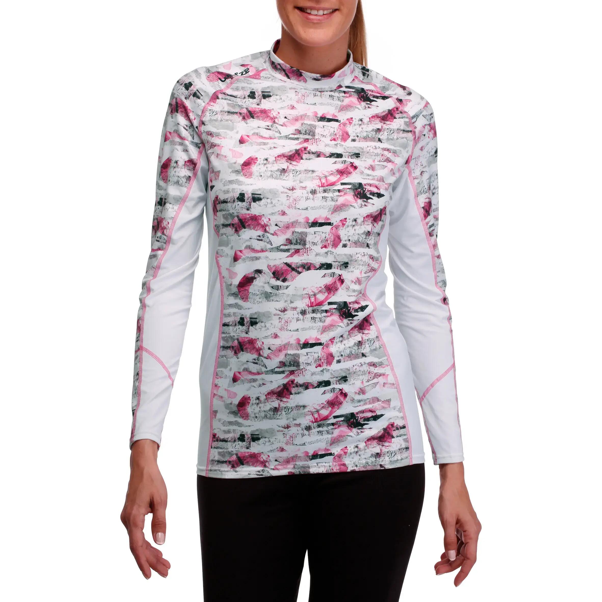 Flowfit Women's Ski Base Layer - Camo White/Black 2/8