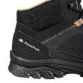 МУЖСКАЯ ОБУВЬ / прогулки на природе Большие размеры - Ботинки черные NH100 Mid QUECHUA - Большие размеры