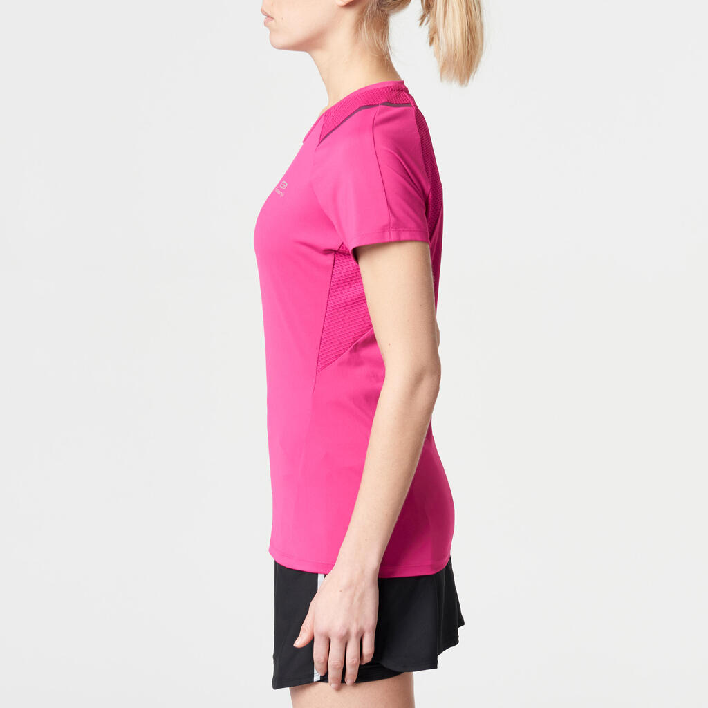 Laufshirt kurzarm Run Dry+ Damen rosa