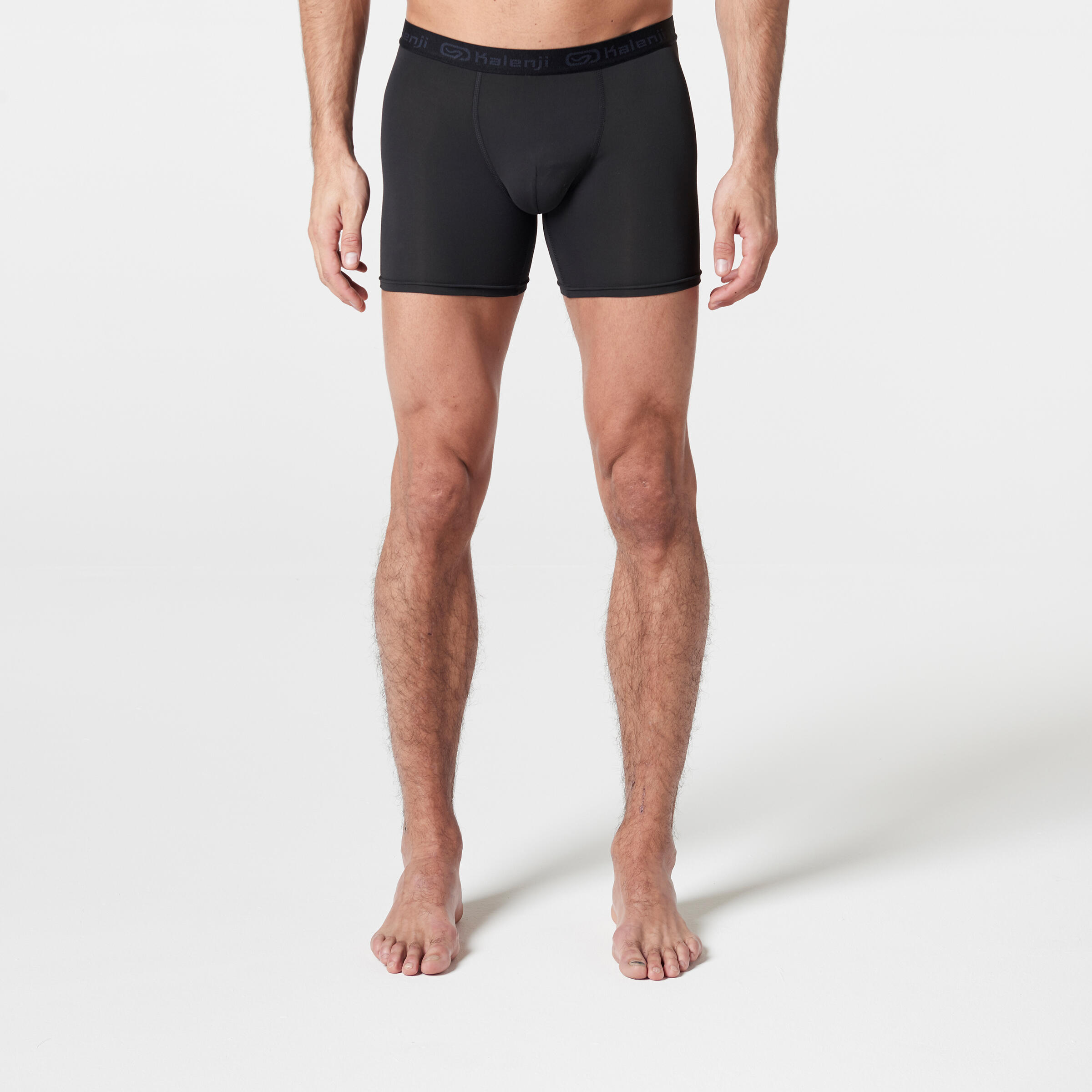 

Kalenji Men' Breathable Running Boxers - Black -  By KALENJI | Decathlon