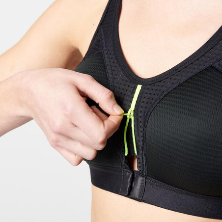 BRASSIERE DE RUNNING EASY ZIP
NOIR