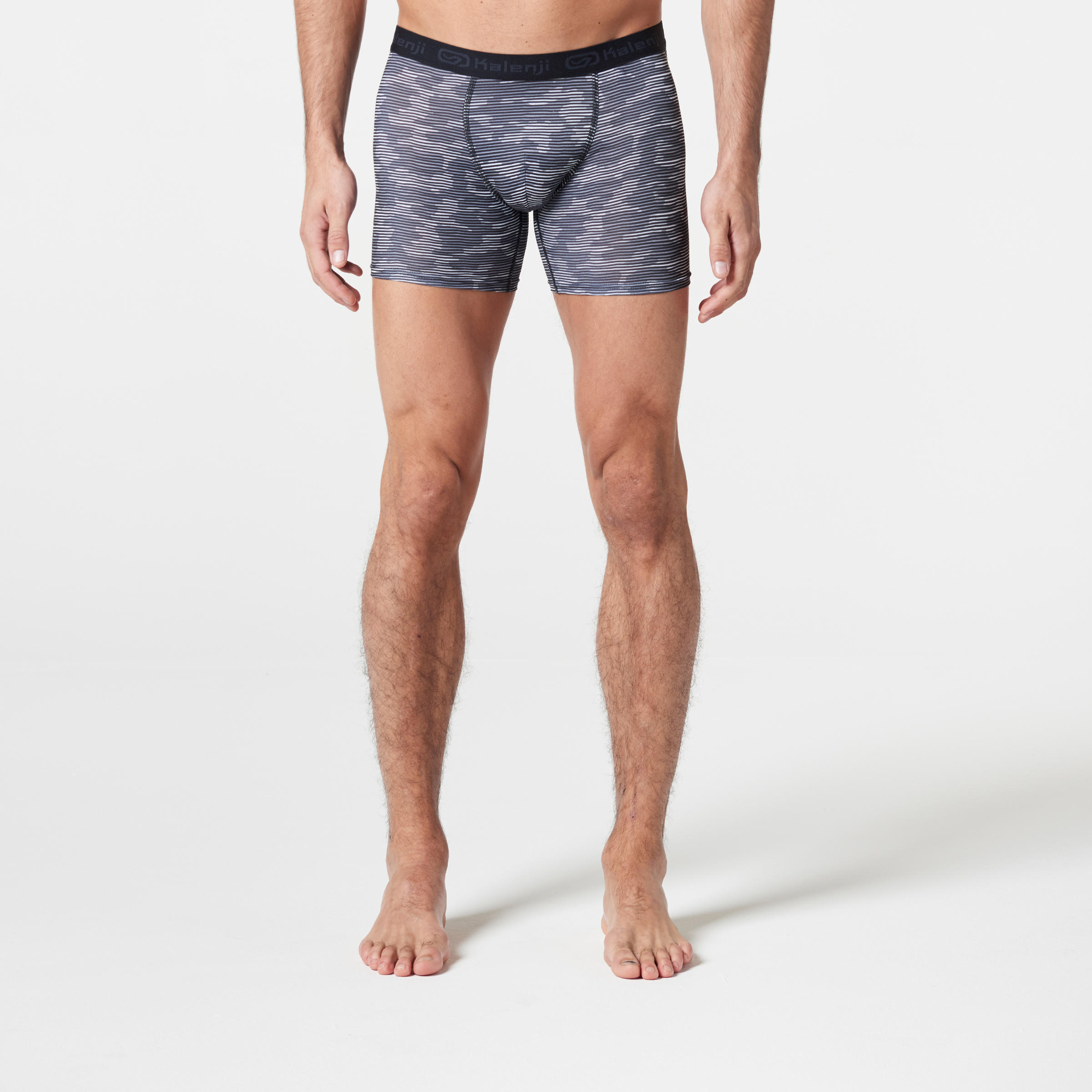 

Men' Breathable Running Boxers Camo Grey
