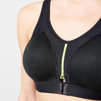 BRASSIERE DE RUNNING EASY ZIP
NOIR