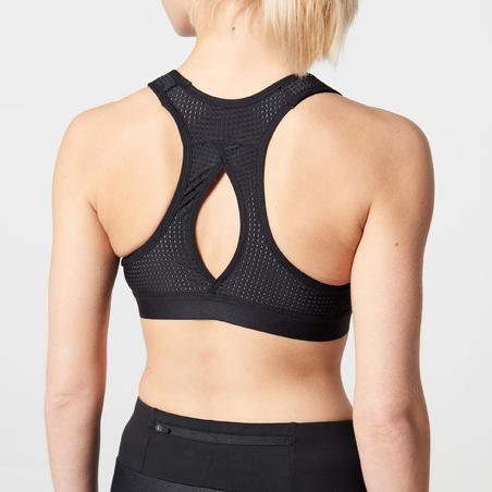 BRASSIERE DE RUNNING EASY ZIP
NOIR