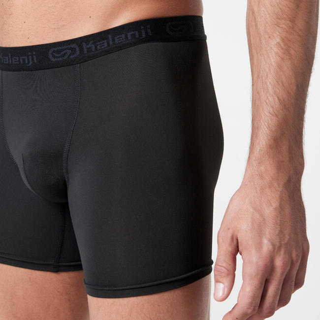 MEN'S BREATHABLE RUNNING BOXERS BLACK