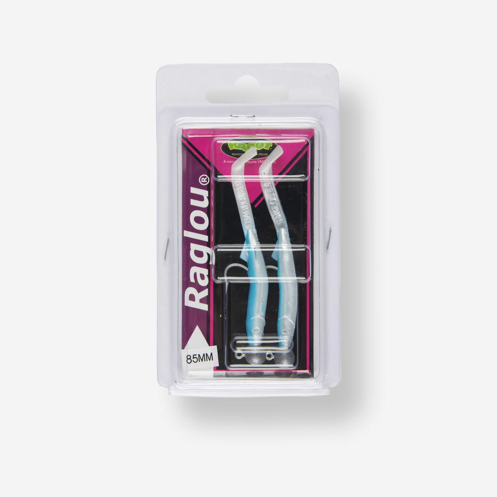 Δόλωμα Raglou spid 8.5cm γκρι x2 για ψάρεμα στη θάλασσα