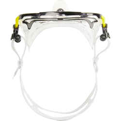 Μάσκα ενηλίκων για Snorkelling και υποβρύχια κατάδυση Cressi Air Crystal - Κίτρινο