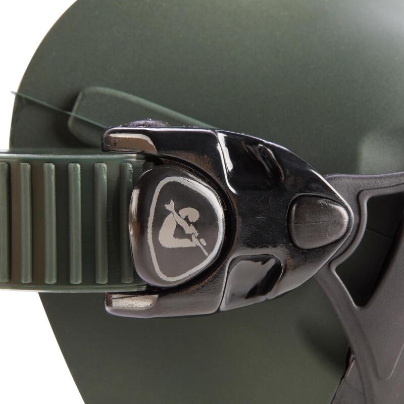 Masque de chasse sous-marine en apnée masque Calibro vert