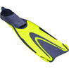 Scuba Diving Fins 500 Full Foot - Neon Yellow