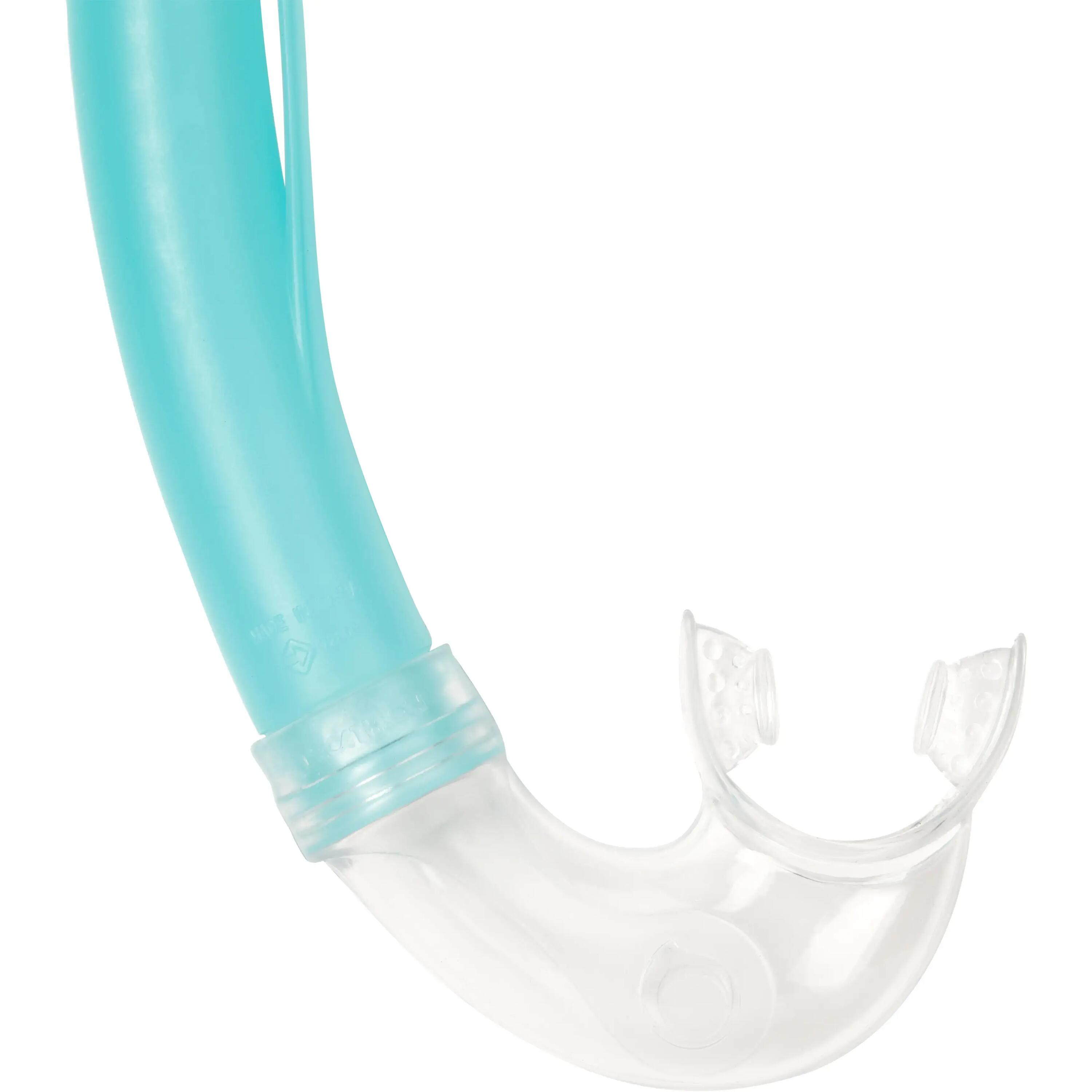 FRD 100 free-diving snorkel for children turquoise 4/8