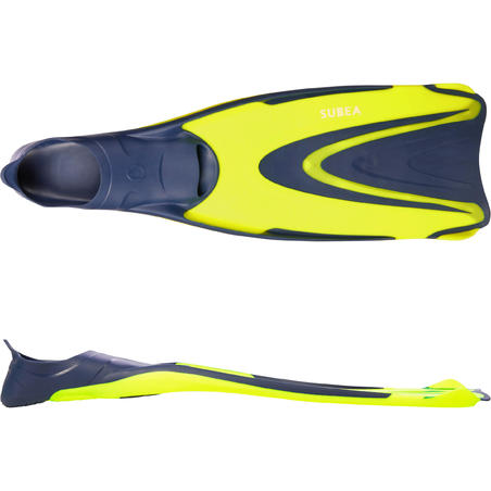 Adult Fins SUBEA SCD 500 - Blue/Neon Yellow