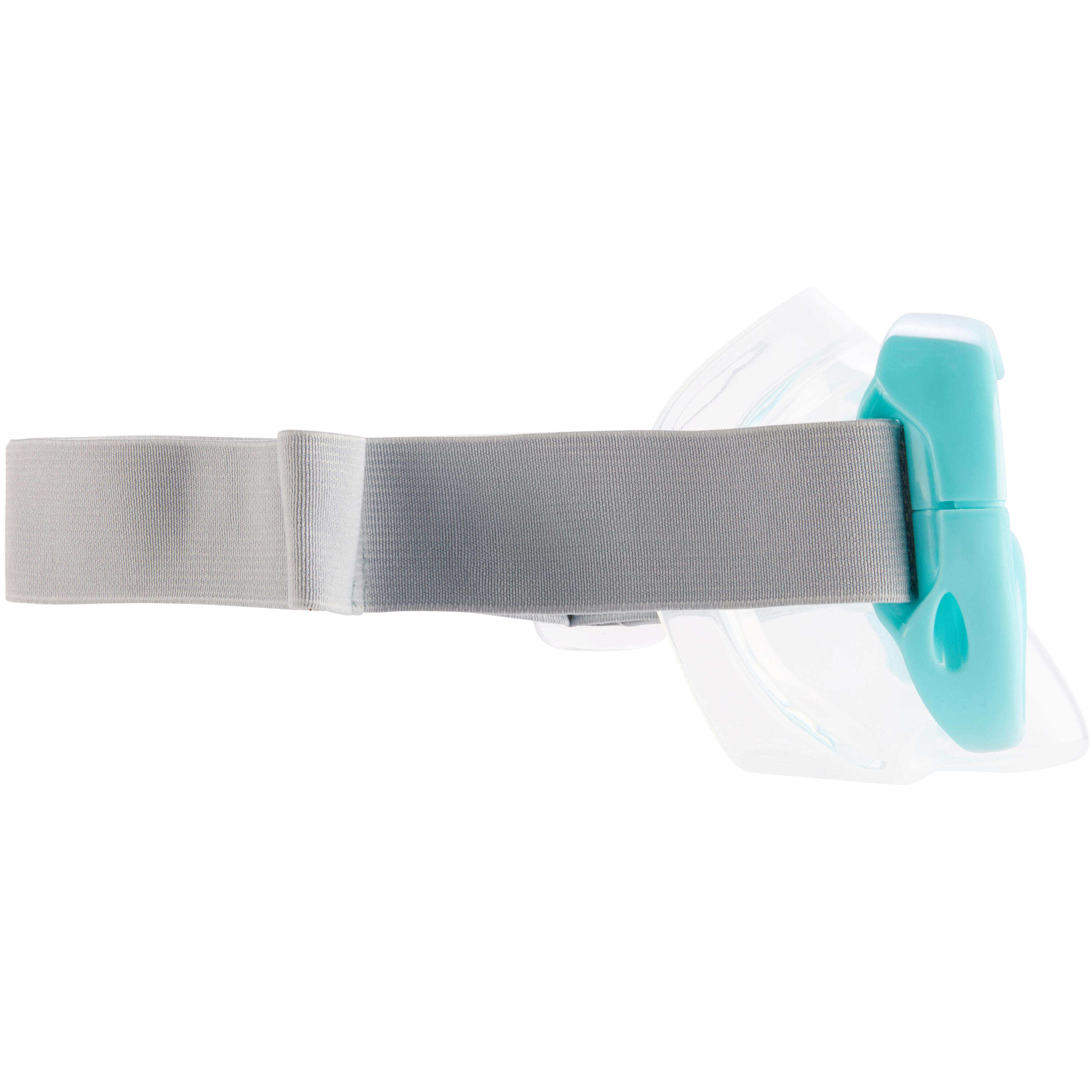 Diving mask 100 turquoise 4/6