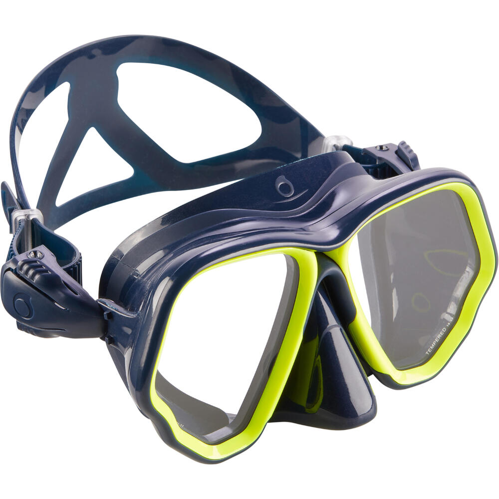 scd 500 diving mask blue fluo