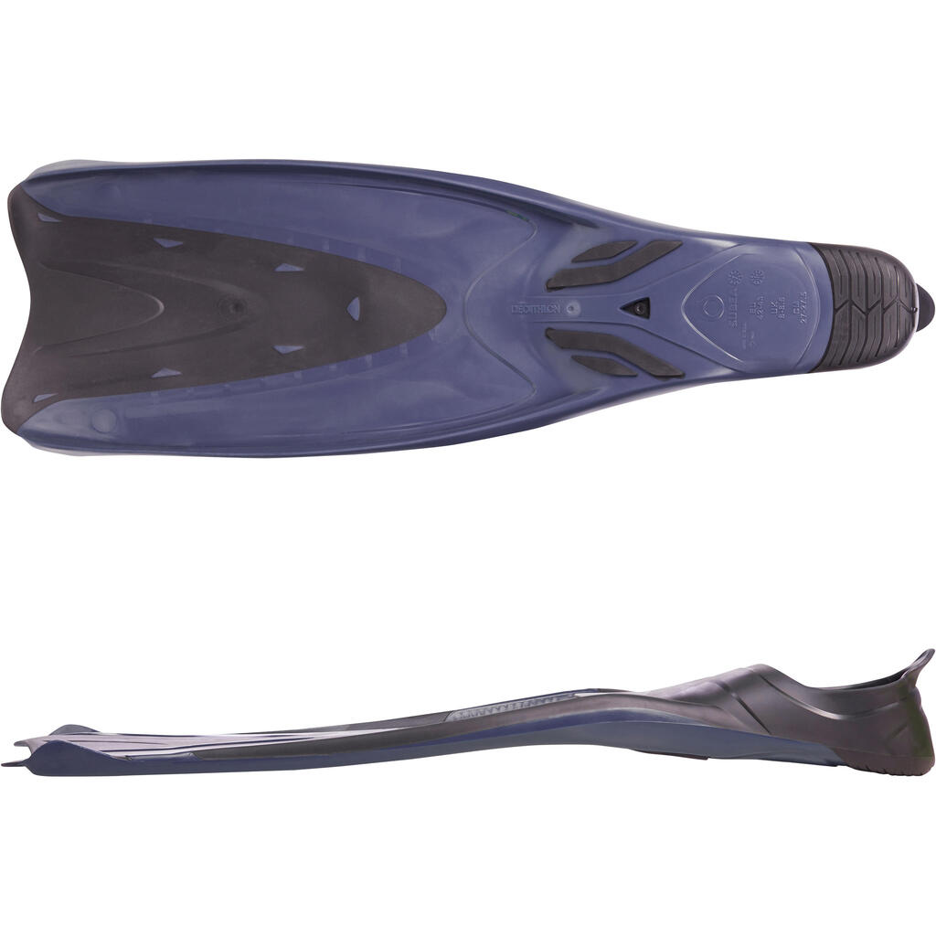 Diving fins FF 500 soft black blue