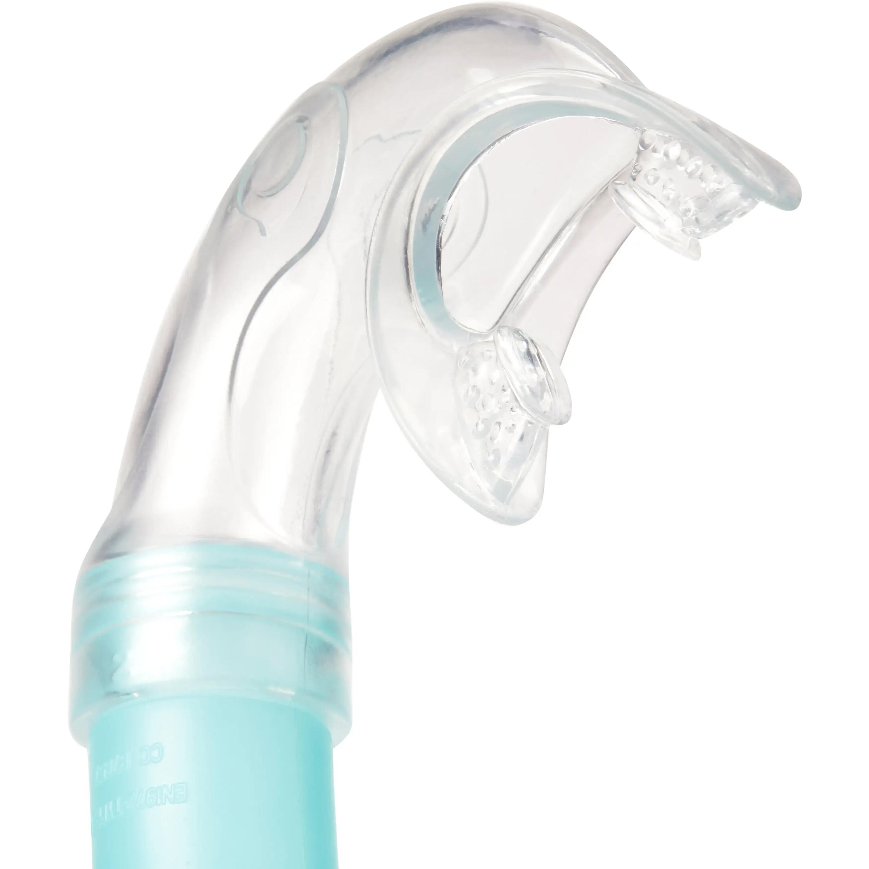 FRD 100 free-diving snorkel for children turquoise 3/8