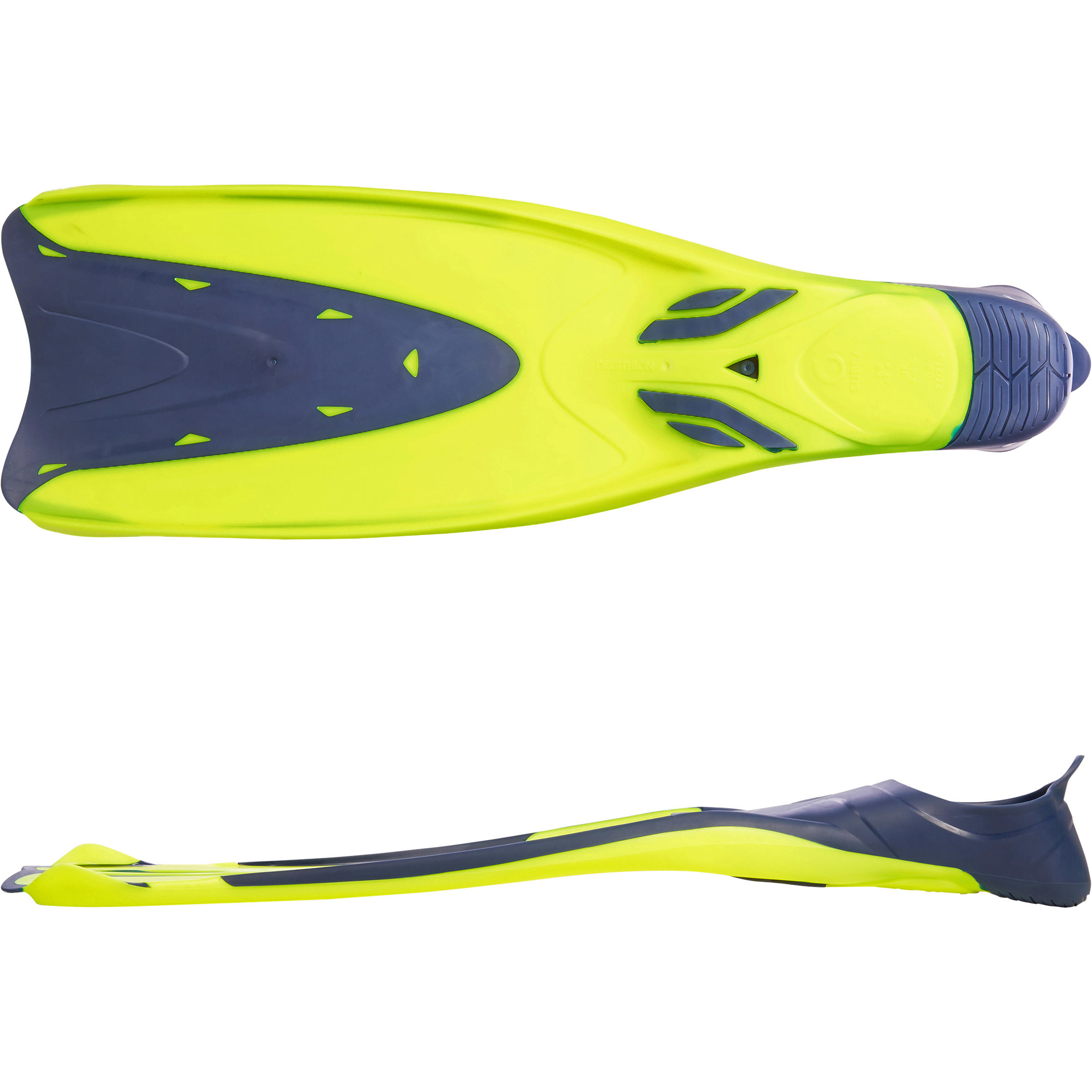 

Adult Scuba Diving Fins 500 - Blue/Fluo Yellow, Blue/yellow