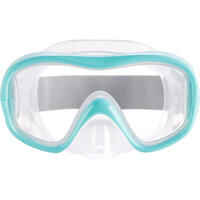 Diving mask 100 turquoise
