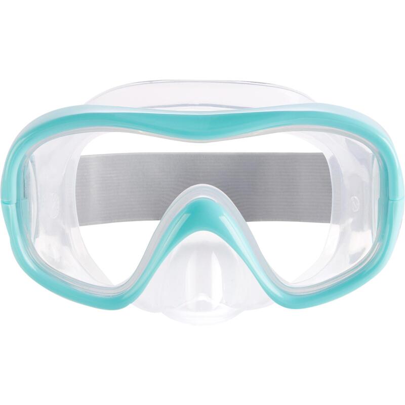 Maschera snorkeling 500 azzurro