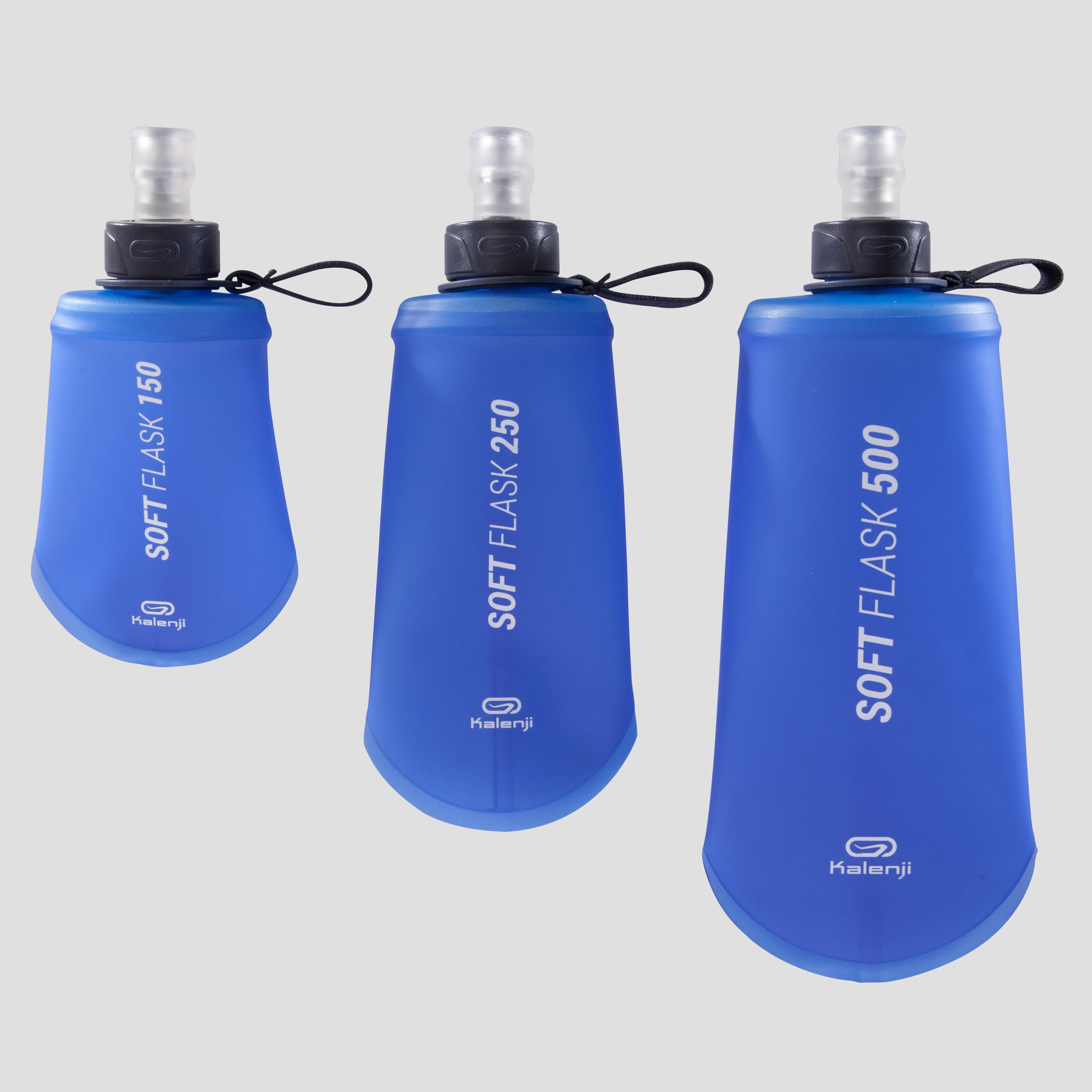 Azarxis Gourde Pliable à Main 500 ML Bouteille d'eau à Main Sac  Porte-Bouteille Bidon Hydratation Ballon Souple pour Running Marathon Trail  Sport