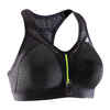 EASY ZIP RUNNING SPORTS BRA
BLACK