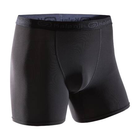 Men's breathable microfibre boxers - Black