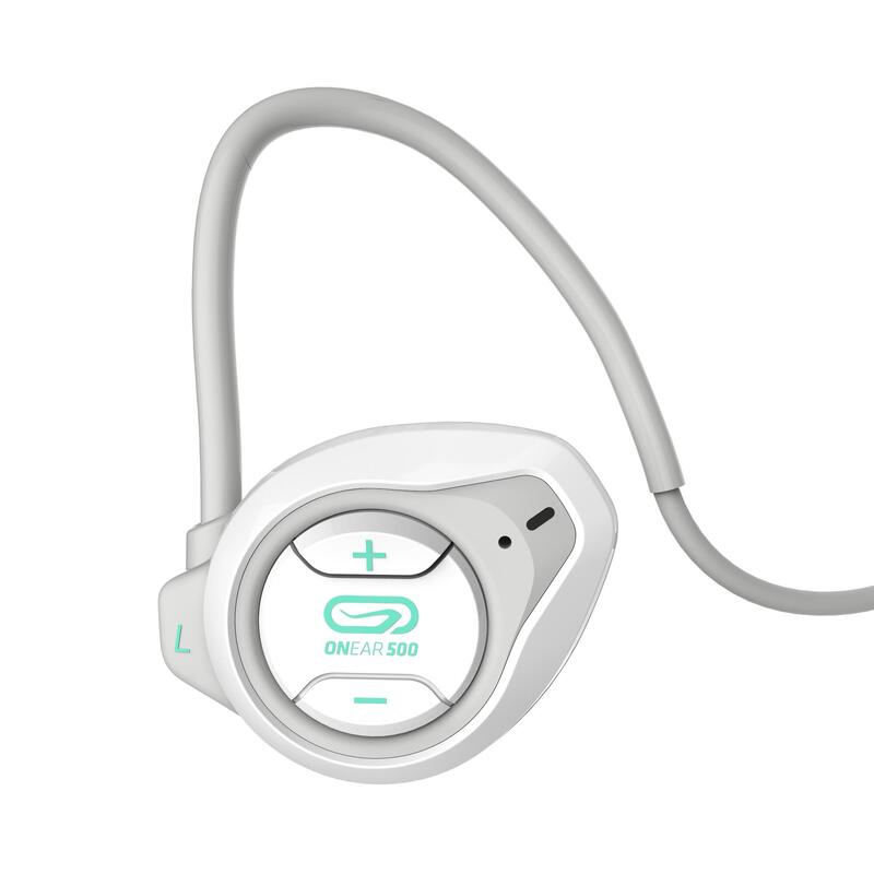 Bezdrátová běžecká sluchátka ONear 500 Bluetooth bílá