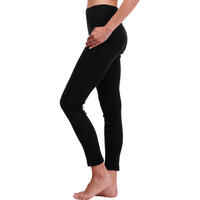 Women's Ski Base Layer Bottoms 100 - Black