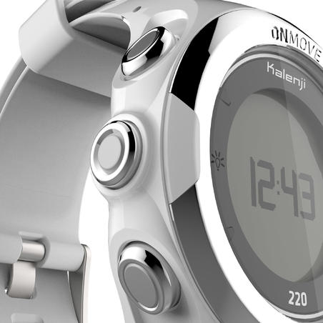 ONMOVE 220 GPS running watch - WHITE