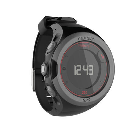 Годинник для бігу ONmove 220 з GPS - Червоний/Чорний
