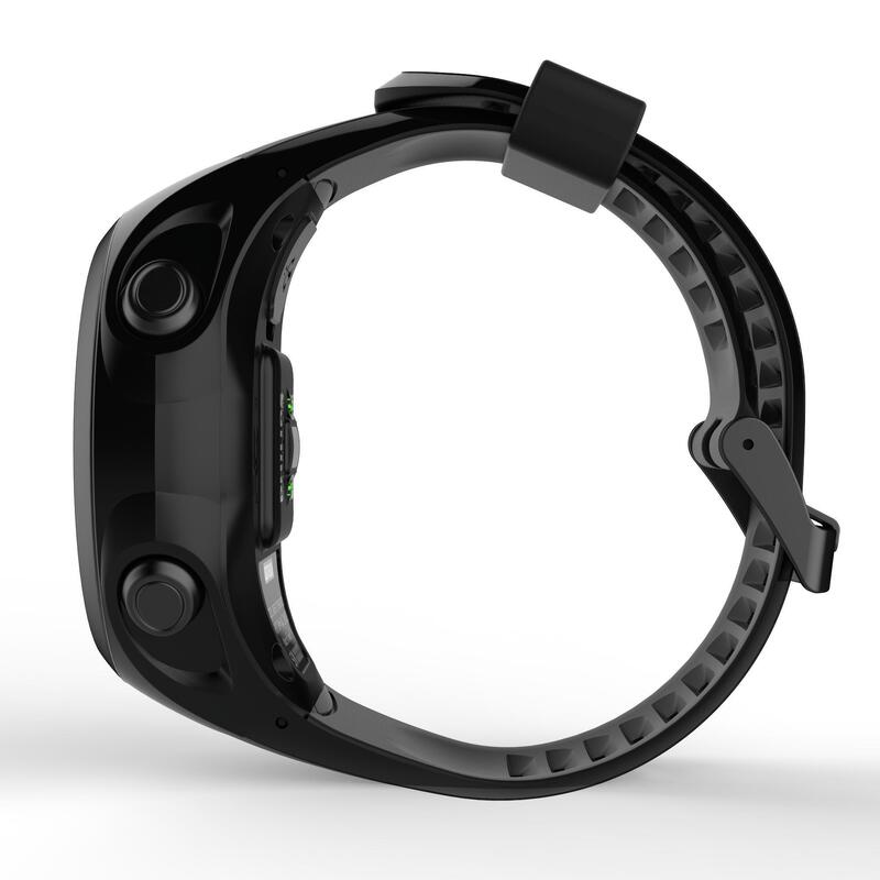 ONmove 500 GPS running watch and wrist heart rate monitor black