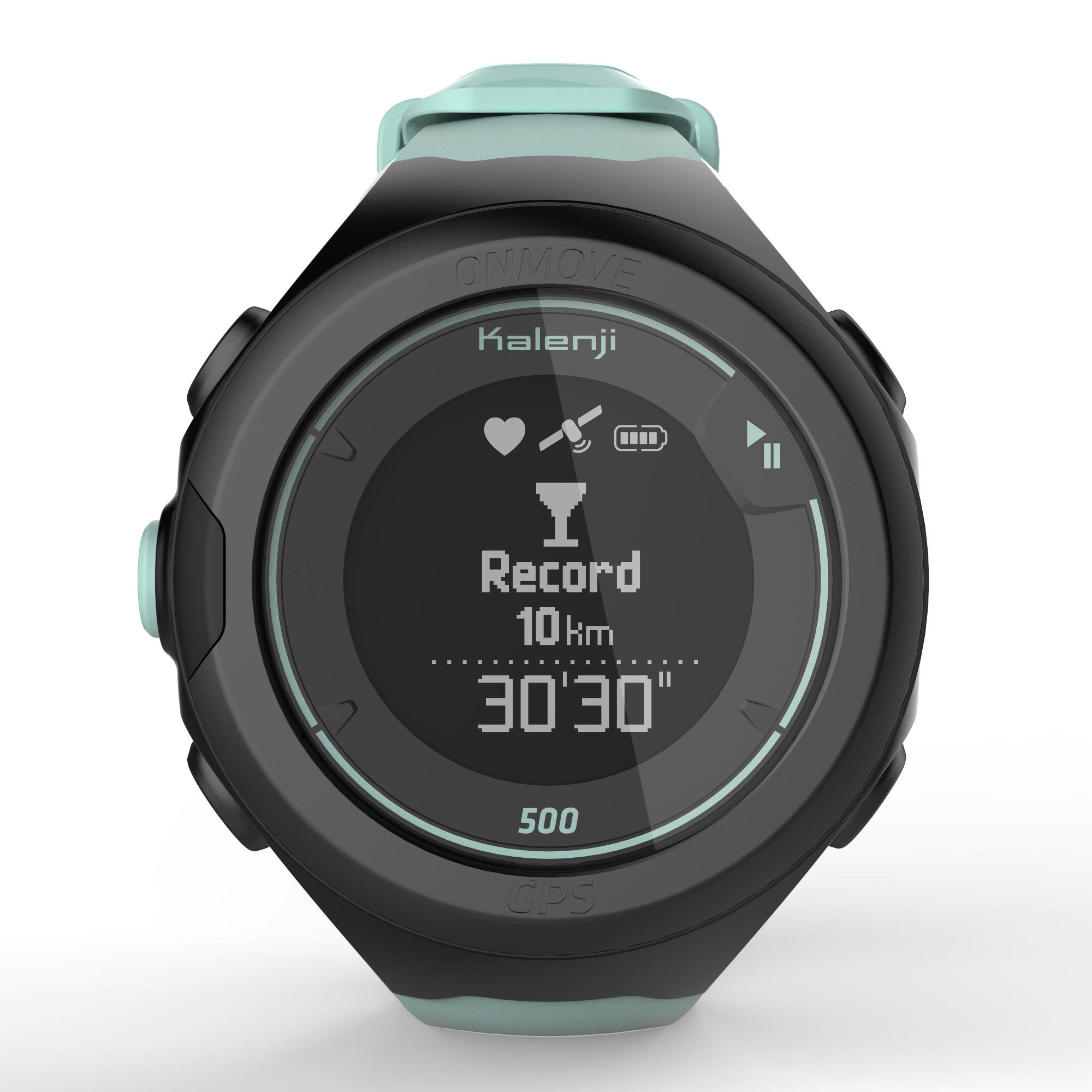 ONmove 500 GPS running watch and wrist heart rate monitor - sea green 9/17